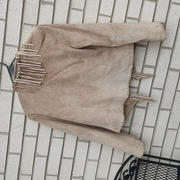 Tan Suade Jacket - Picture 7 of 9